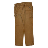 Dickies Carpenter Pants - 34W 32L Brown Cotton Blend