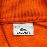 Lacoste Polo Shirt - 2XL Orange Cotton