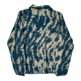 Synchilla Patagonia Tie-Dye Snap-T Fleece - Small Cream Polyester