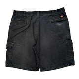 Dickies Cargo Shorts - 40W 10L Black Cotton