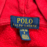 Age 14-16 Polo By Ralph Lauren Hoodie - Large Red Cotton