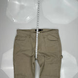 Berkley Jensen Carpenter Pants - 38W 30L Khaki Cotton