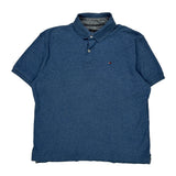 Tommy Hilfiger Polo Shirt - Medium Blue Cotton
