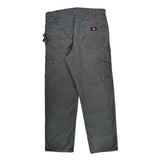 Dickies Carpenter Pants - 35W 32L Gray Cotton