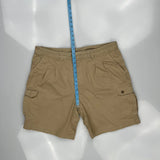 Adventure Wear Camel Cargo Cargo Shorts - 36W 6L Khaki Cotton