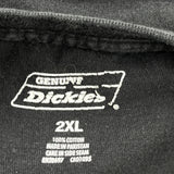 Dickies T-Shirt - 2XL Black Cotton