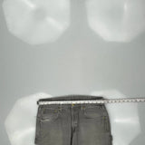 Carhartt Double Knee Carpenter Pants - 34W 32L Gray Cotton
