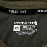 Force Carhartt T-Shirt - 2XL Green Cotton