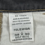 Wrangler Cargo Trousers - 38W 30L Khaki Cotton