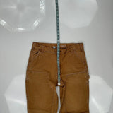 Carhartt Double Knee Carpenter Trousers - 36W 36L Brown Cotton