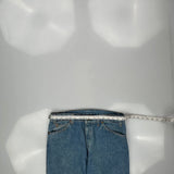 70S Made In USA Levis Orange Tab 550 Jeans - 33W 32L Blue Cotton
