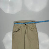 Lee Carpenter Trousers - 30W 31L Beige Cotton