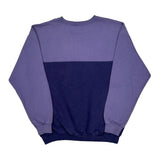 Teddy Bears Graphic Morning Sun Cartoon Sweatshirt - Large Purple Cotton Blend