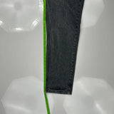 501 Levis Jeans - 36W 32L Grey Cotton