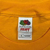 Roush Racing Fruit Of The Loom Nascar T-Shirt - XL Yellow Cotton