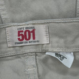 Levis Jeans - 36W 33L Beige Cotton