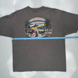 Space Coast Harley Davidson T-Shirt - XL Grey Cotton