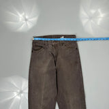 Levis Jeans - 27W 29L Brown Cotton