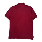 Tommy Hilfiger Polo Shirt - Large Red Cotton