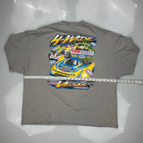 Four-Wide Nationals Unbranded T-Shirt - XL Grey Cotton