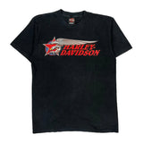 Reiman'S Harley-Davidson, Kewanee, Il Harley Davidson Graphic T-Shirt - Large Black Cotton