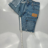Levis Denim Shorts - 28W UK 8 Blue Denim