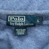 Polo By Ralph Lauren Polo Shirt - Large Blue Cotton