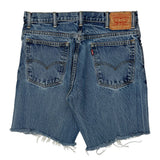 Levis Denim Shorts - 33W 10L Blue Cotton