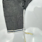 Red Ape Denim Shorts - 40W 12L Grey Cotton