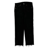 501 Levis Jeans - 32W 28L Black Denim