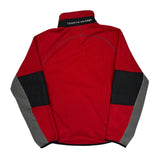 Tommy Hilfiger Fleece 1/4 Zip - Large Red Polyester