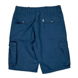 Levis Cargo Shorts - 32W 11L Blue Cotton