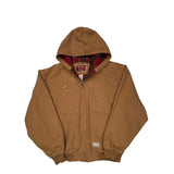 Frost Pruf Walls Checked Jacket - XL Brown Cotton