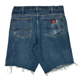 Dickies Denim Shorts - 36W 11L Blue Cotton