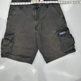Levis Cargo Shorts - 36W 10L Grey Cotton