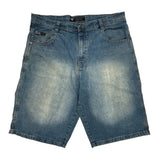 Hawk Denim Shorts - 42W 12L Blue Cotton