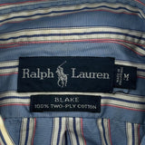 Blake Ralph Lauren Striped Shirt - Medium Blue Cotton