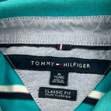 Tommy Hilfiger Striped Polo Shirt - XL Blue Cotton