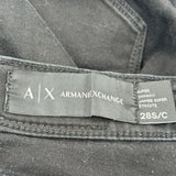 Armani Exchange Skinny Jeans - 28W UK 8 Black Cotton Blend