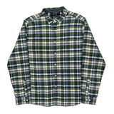 Nautica Checked Shirt - XL Blue Cotton