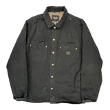 Walls Sherpa Lined Shirt Jacket - Large Black Cotton