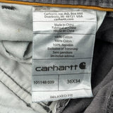 Carhartt Cargo Pants - 35W 34L Gray Cotton