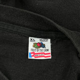 Africa Wildlife Fruit Of The Loom Graphic T-Shirt - XL Black Cotton