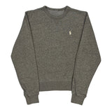 Polo By Ralph Lauren Sweatshirt - Small Gray Cotton Blend