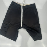 Dickies Cargo Shorts - 36W 11L Black Cotton