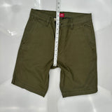 Levis Chino Shorts - 29W 10L Green Cotton