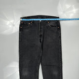 501 Levis Jeans - 34W 34L Grey Denim