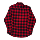 Lee Checked Flannel Shirt - XL Black Cotton
