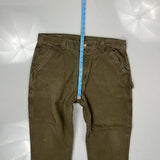 Carhartt Carpenter Pants - 36W 27L Brown Cotton