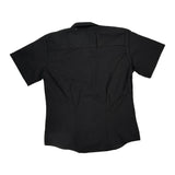 Dickies Short Sleeve Shirt - Medium Black Polyester Blend
